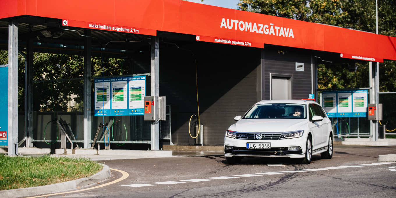 Circle K Pašapkalpošanās automazgātava