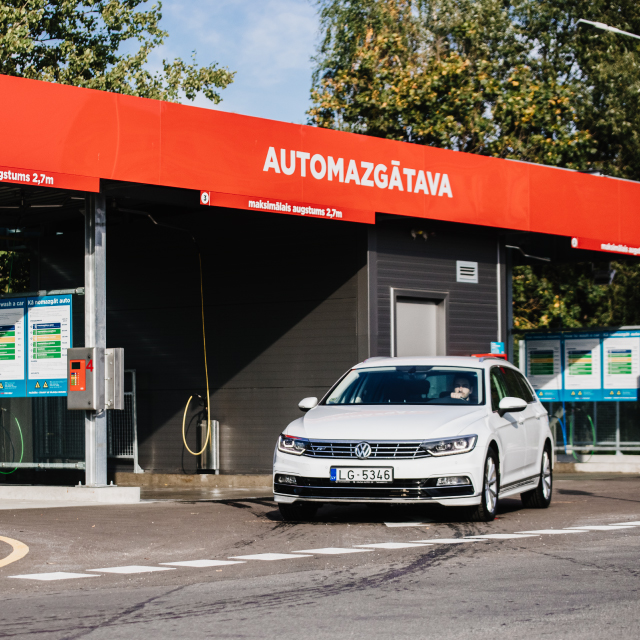 Circle K pašapkalpošanās automazgātava